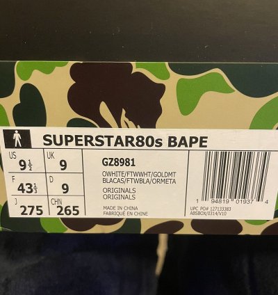 Bape Superstar 80s