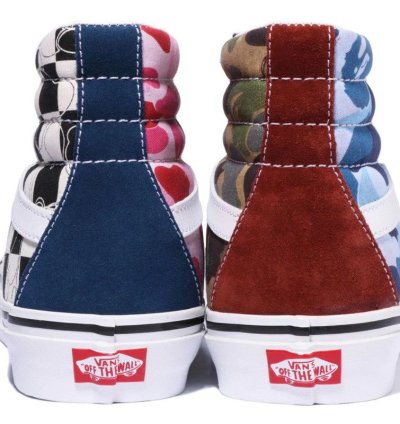 Bape Vans Multi Camo Sk8-hi