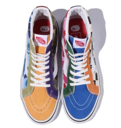 Bape Vans Multi Camo Sk8-hi
