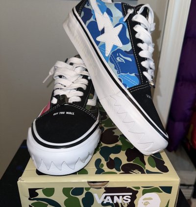 Bape Vans Old Skool Lows