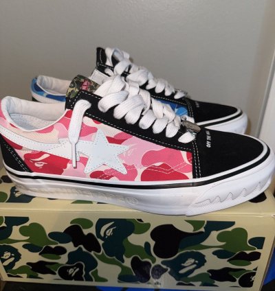 Bape Vans Old Skool Lows