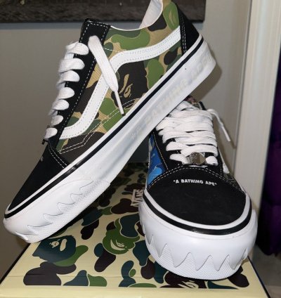 Bape Vans Old Skool Lows