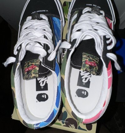 Bape Vans Old Skool Lows