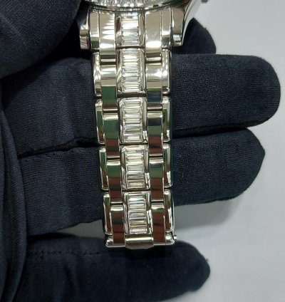 Rolex Day-date Pearlmaster With Baguette Bezel And Bracelet