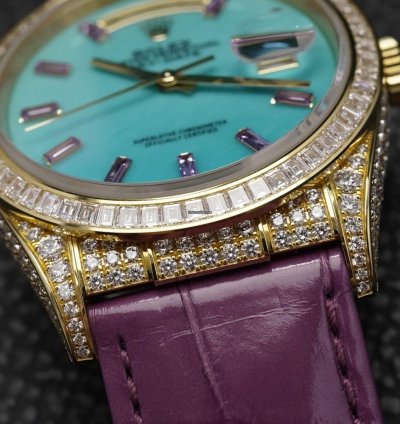 Rolex Day-date With Diamonds 128458tbr-0002