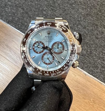 Rolex Daytona 2025 New Daytona Platinum Ice Blue Dial