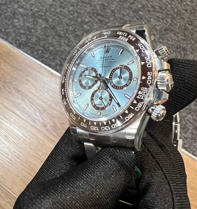 Rolex Daytona 2025 New Daytona Platinum Ice Blue Dial