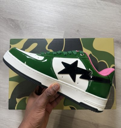 Bapesta 1 M2 Green Pink