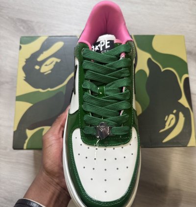 Bapesta 1 M2 Green Pink