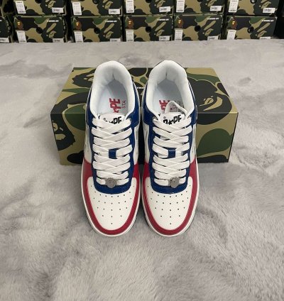 Bapesta 1 Usa France Red White Blue Size 10
