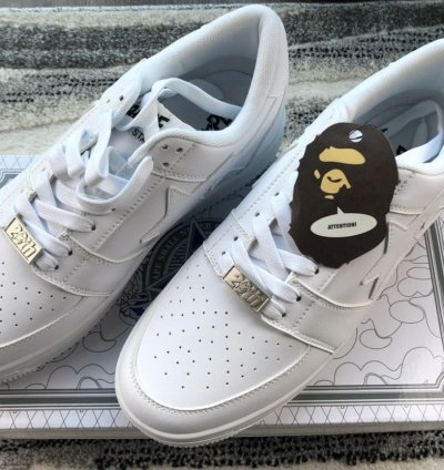 Bapesta 20th Anniversary Low Triple White