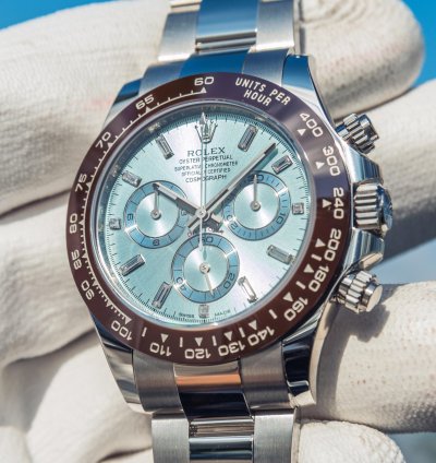 Rolex Daytona 116506 Platinum Baguette