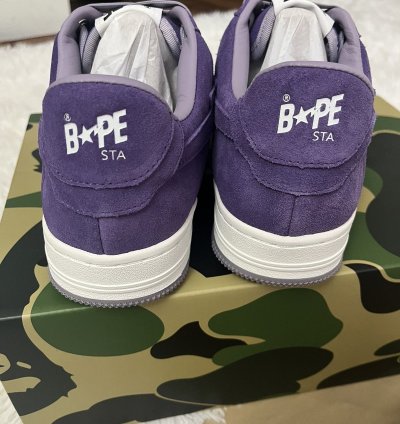 Bapesta 3 Suede Purple Size 8 5 New