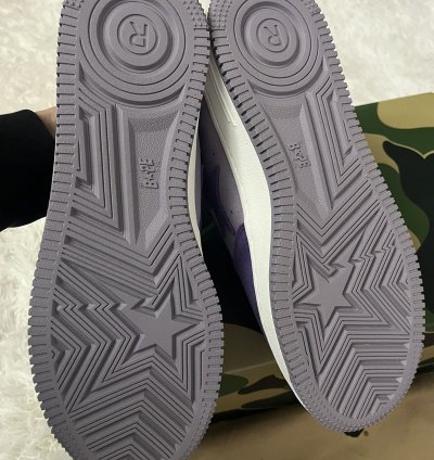 Bapesta 3 Suede Purple Size 8 5 New