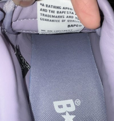 Bapesta 3 Suede Purple Size 8 5 New