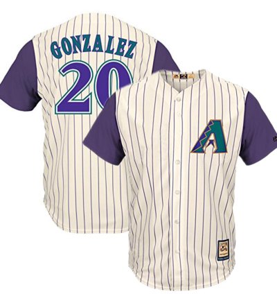 Arizona Diamondbacks Luis Gonzalez Cream Throwback Jersey