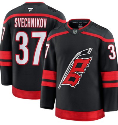 Andrei Svechnikov Jersey 37 Carolina Hurricanes Premium All Stitched Black