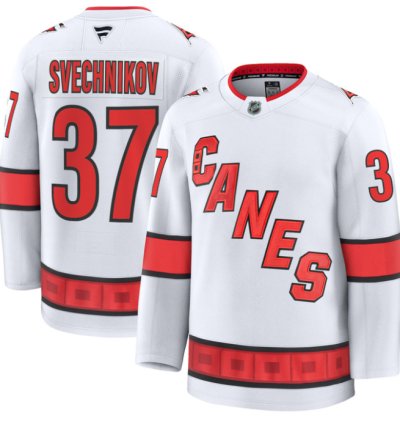 Andrei Svechnikov Jersey 37 Carolina Hurricanes Premium All Stitched White