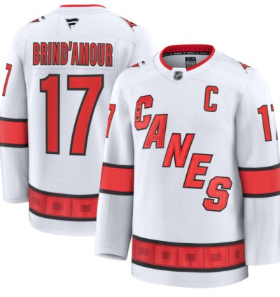 Rod Brindamour Jersey 17 Carolina Hurricanes Premium All Stitched White