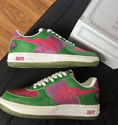 Bapesta Baby Milo Pack Green Pink