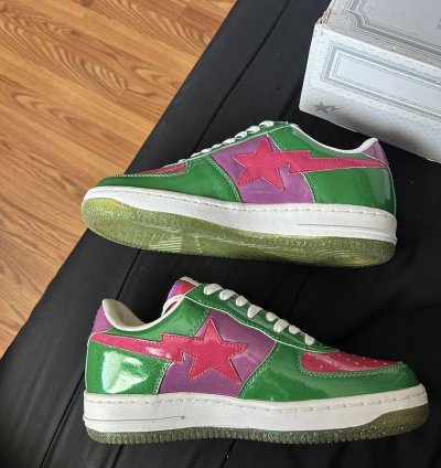 Bapesta Baby Milo Pack Green Pink