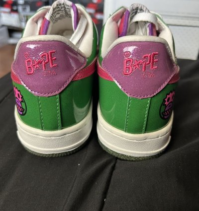 Bapesta Baby Milo Pack Green Pink
