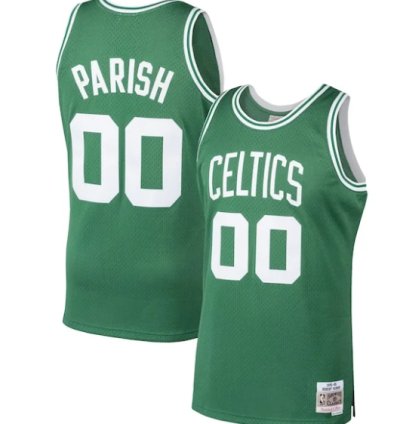 Robert Parish Boston Celtics 198586 Hardwood Classics Swingman Jersey - Kelly Green