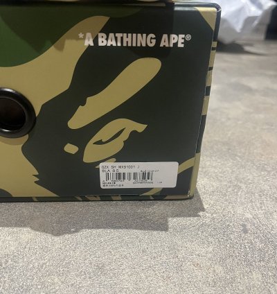 Bapesta Bape Sta College Blue Size 8 5