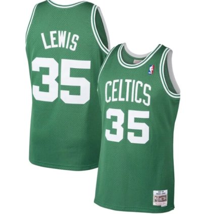 Reggie Lewis Boston Celtics 198788 Hardwood Classics Swingman Jersey - Kelly Green