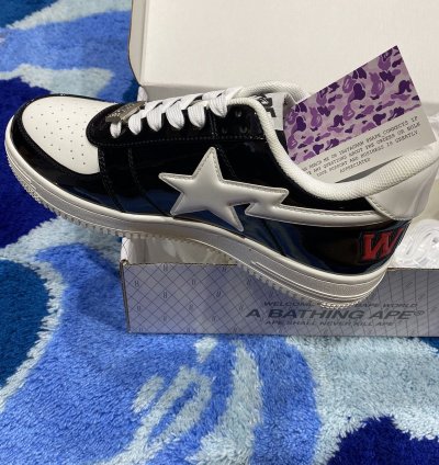 Bapesta Colour Block Shark Black