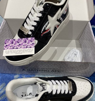 Bapesta Colour Block Shark Black