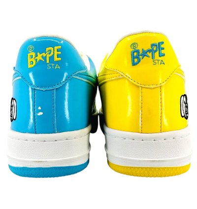 Bapesta Dog Low Yellow Blue