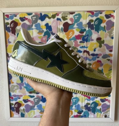 Bapesta Fs-001 Green Bape Camo 2006