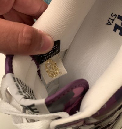 Bapesta Fs-001 Low Purple Camo