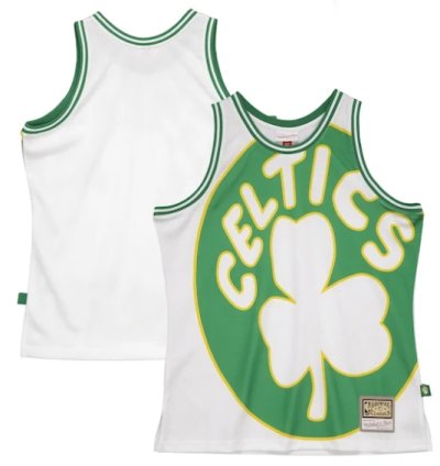 Boston Celtics Hardwood Classics Blown Out Fashion Jersey - White