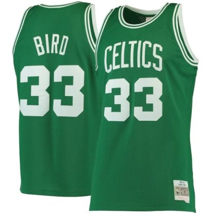 Larry Bird Boston Celtics Hardwood Classics Swingman Jersey - Kelly Green