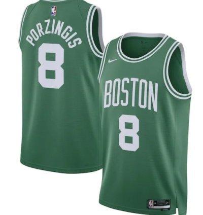 Kristaps Porzingis Boston Celtics Nike Unisex Swingman Jersey - Icon Edition - Kelly Green