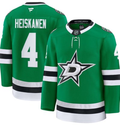 Miro Heiskanen Jersey 4 Dallas Stars Premium All Stitched Kelly Green