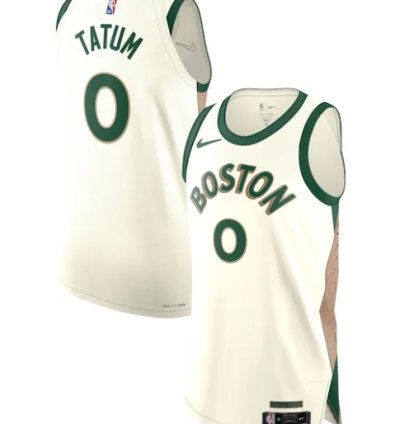 Nike Jayson Tatum Boston Celtics Authentic Jersey - City Edition - White