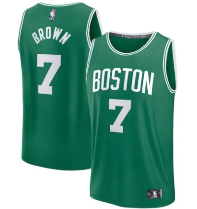Jaylen Brown Boston Celtics Fast Break Player Jersey - Icon Edition - Kelly Green