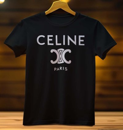 Celine Logo Funny Mens Tshirt Size Usa