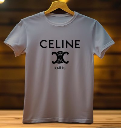 Celine Logo Funny Mens Tshirt Size Usa