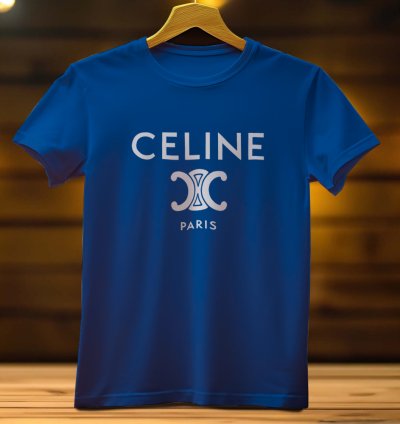 Celine Logo Funny Mens Tshirt Size Usa