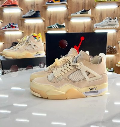 Jordan 4 Retro Off-white Sail