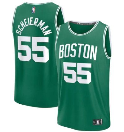 Baylor Scheierman Boston Celtics 2024 Nba Draft Fast Break Player Jersey - Icon Edition - Kelly Green