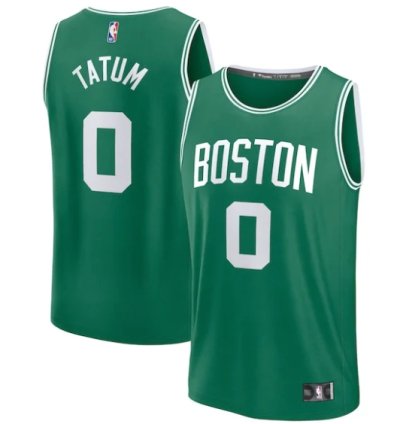 Jayson Tatum Boston Celtics Fast Break Player Jersey - Icon Edition - Kelly Green
