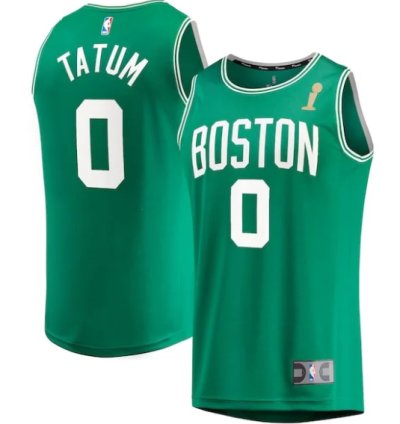 Jayson Tatum Boston Celtics 2024 Nba Finals Champions Fast Break Player Jersey - Kelly Green - Icon Edition
