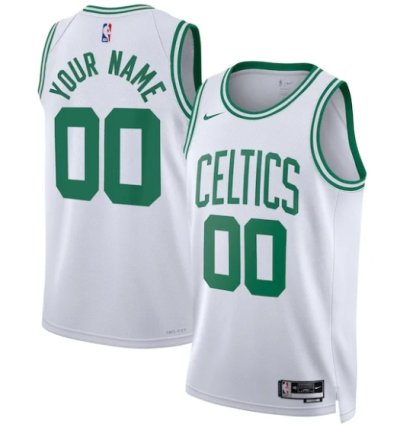 Boston Celtics Nike Unisex Swingman Custom Jersey White - Association Edition