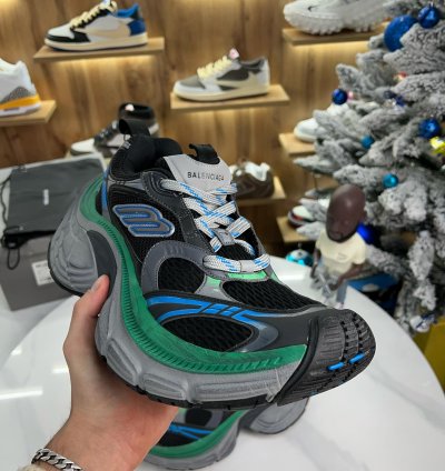 Balenciaga 10xl Black Grey Blue