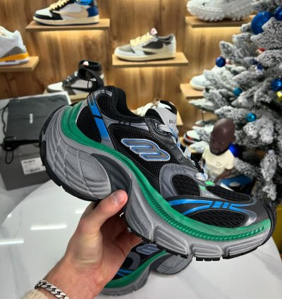Balenciaga 10xl Black Grey Blue